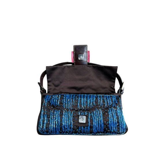 Fendi Satin Beaded Baguette - Picture 3 of 8